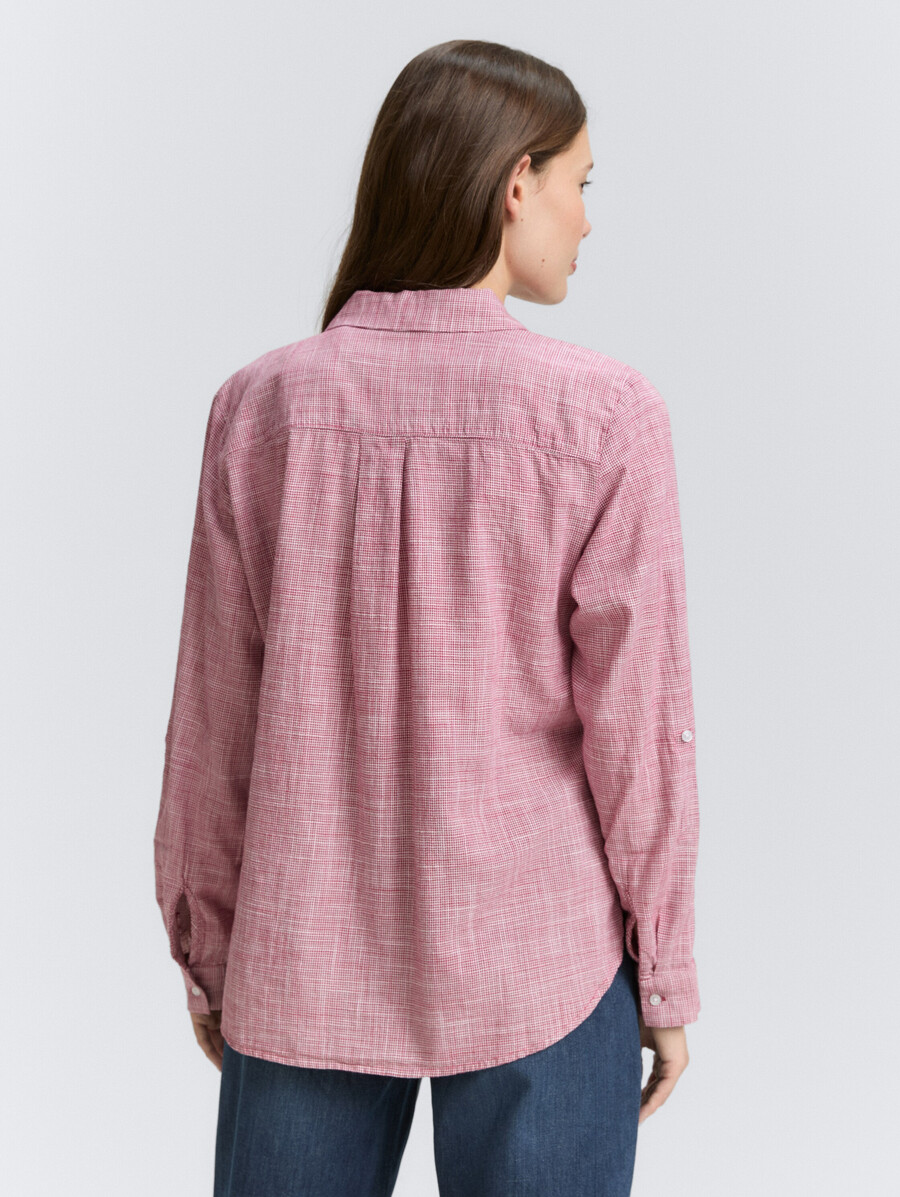 blouse à poches poitrine