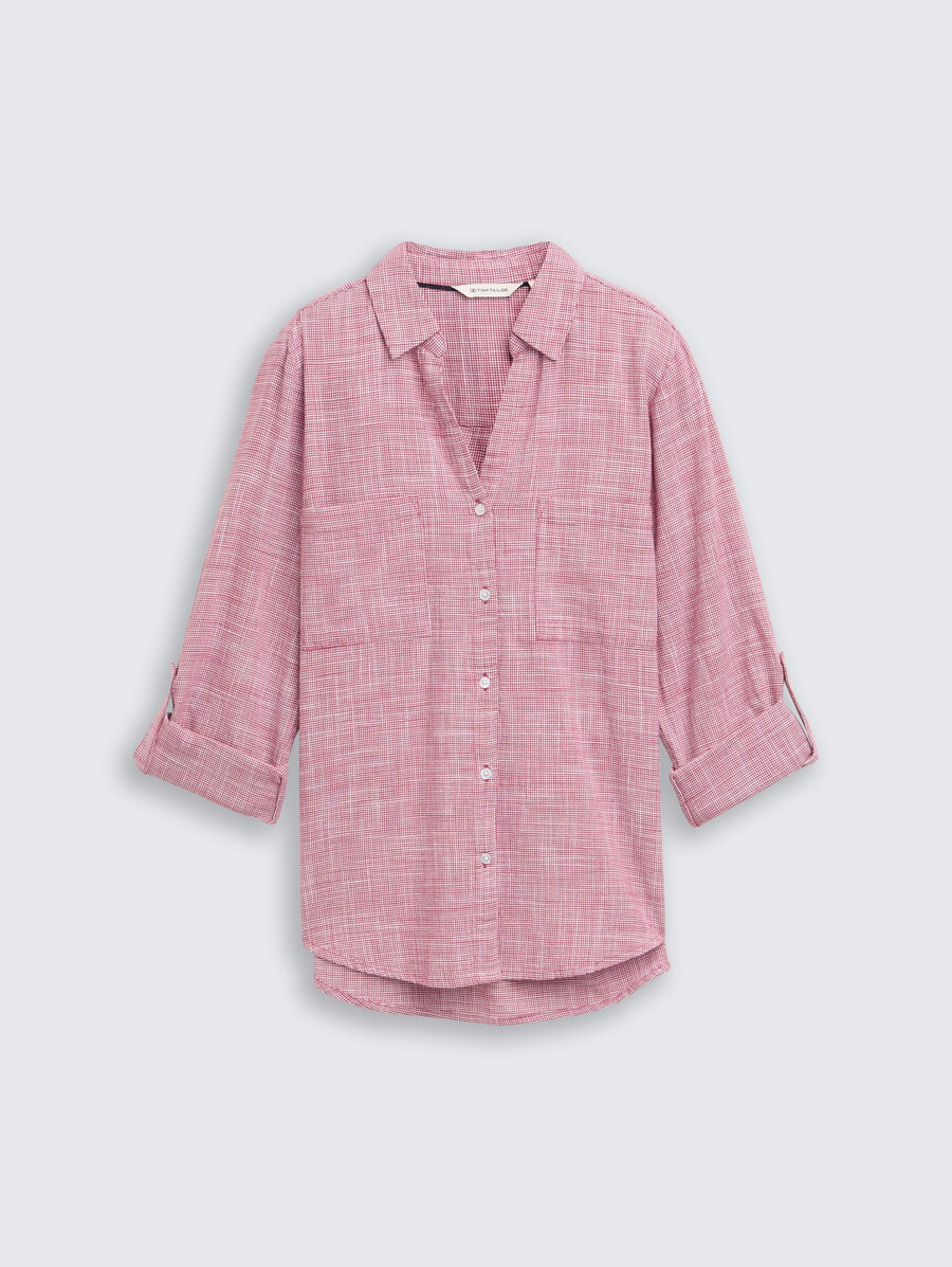 blouse à poches poitrine