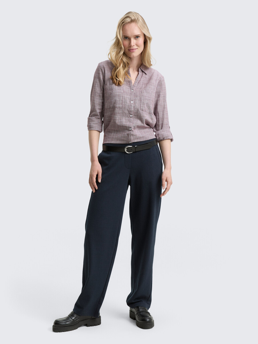 blouse à poches poitrine