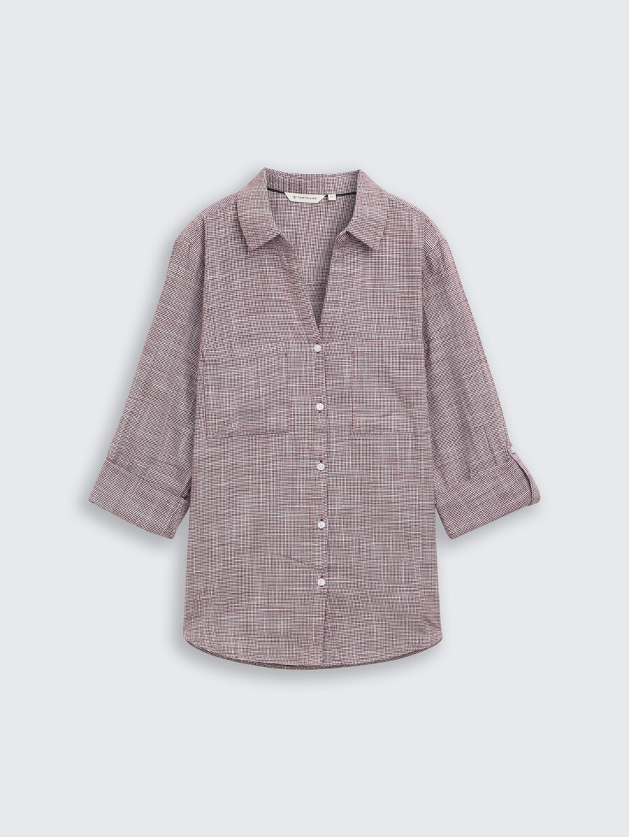blouse à poches poitrine