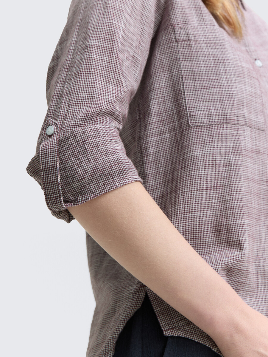 blouse à poches poitrine