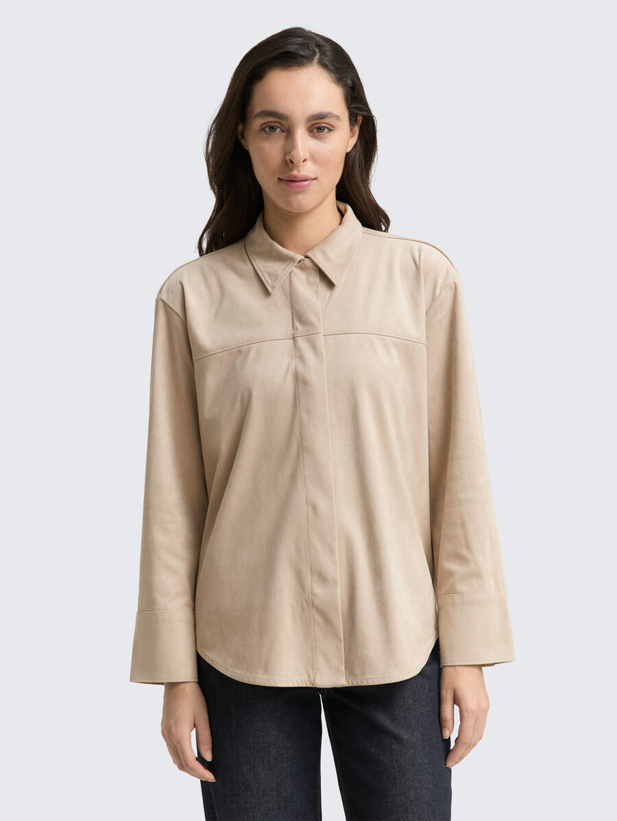 surchemise aspect daim