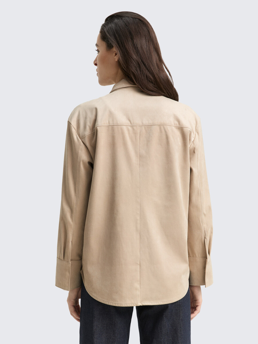 surchemise aspect daim