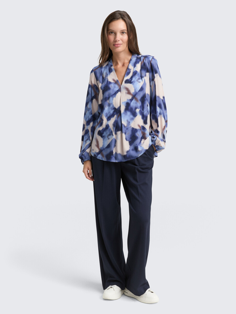 blouse à motifs