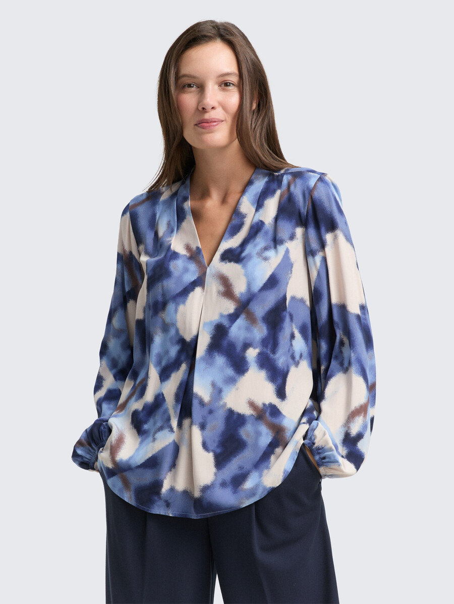 blouse à motifs