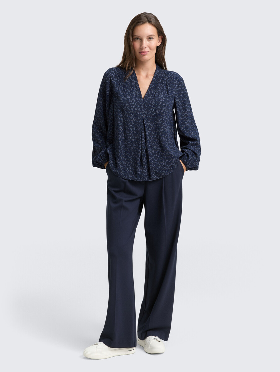 blouse à motifs