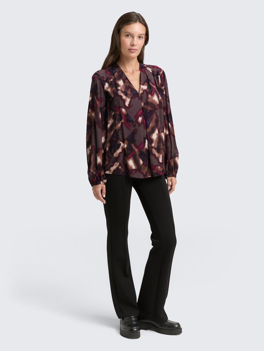 blouse à motifs
