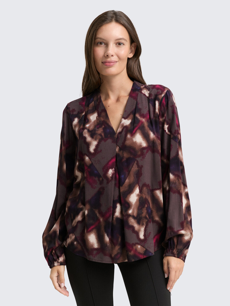 blouse à motifs