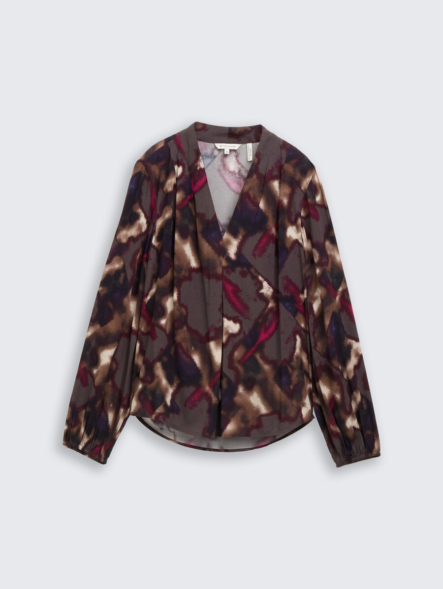 blouse à motifs