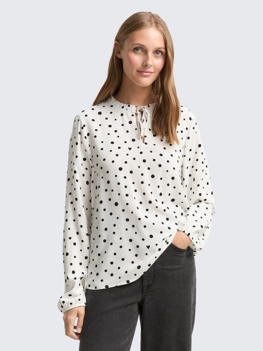 chemisier à pois