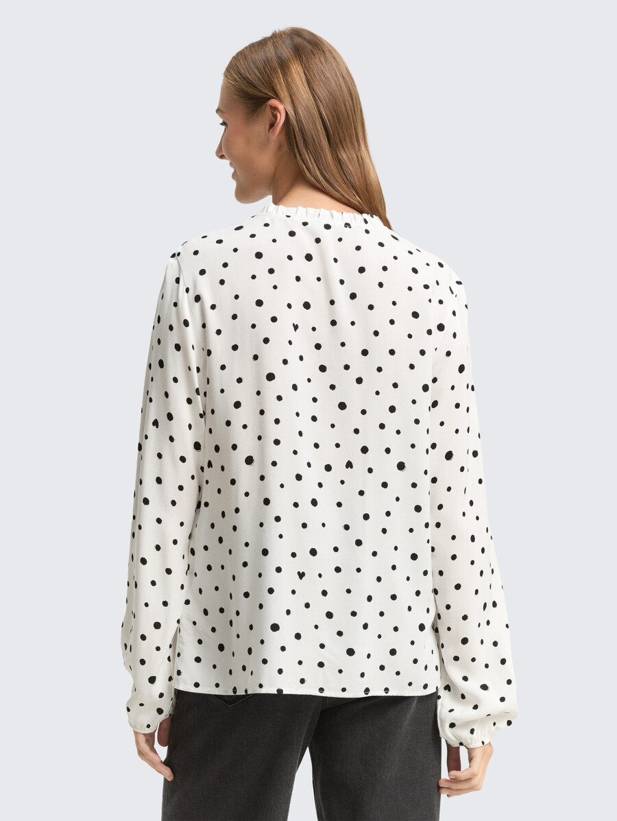 chemisier à pois