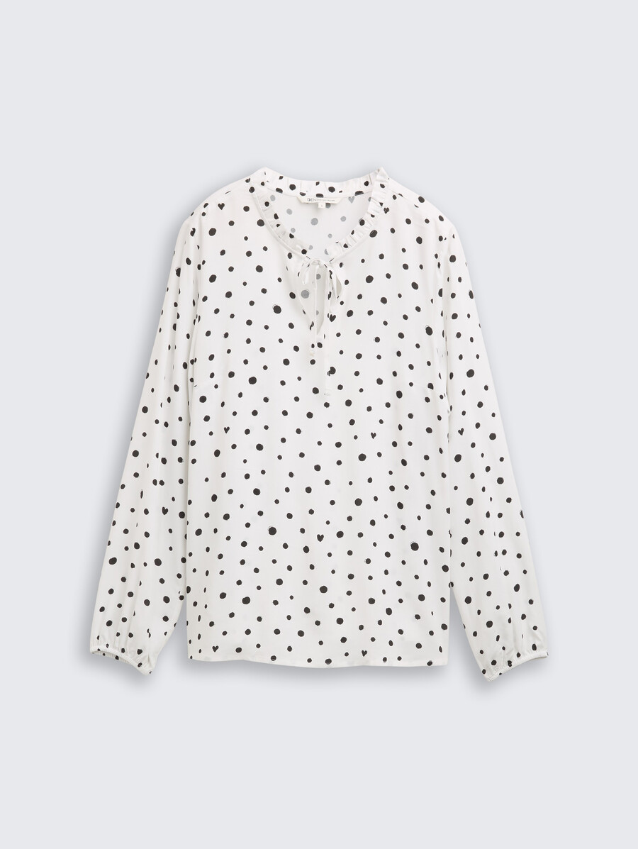 chemisier à pois