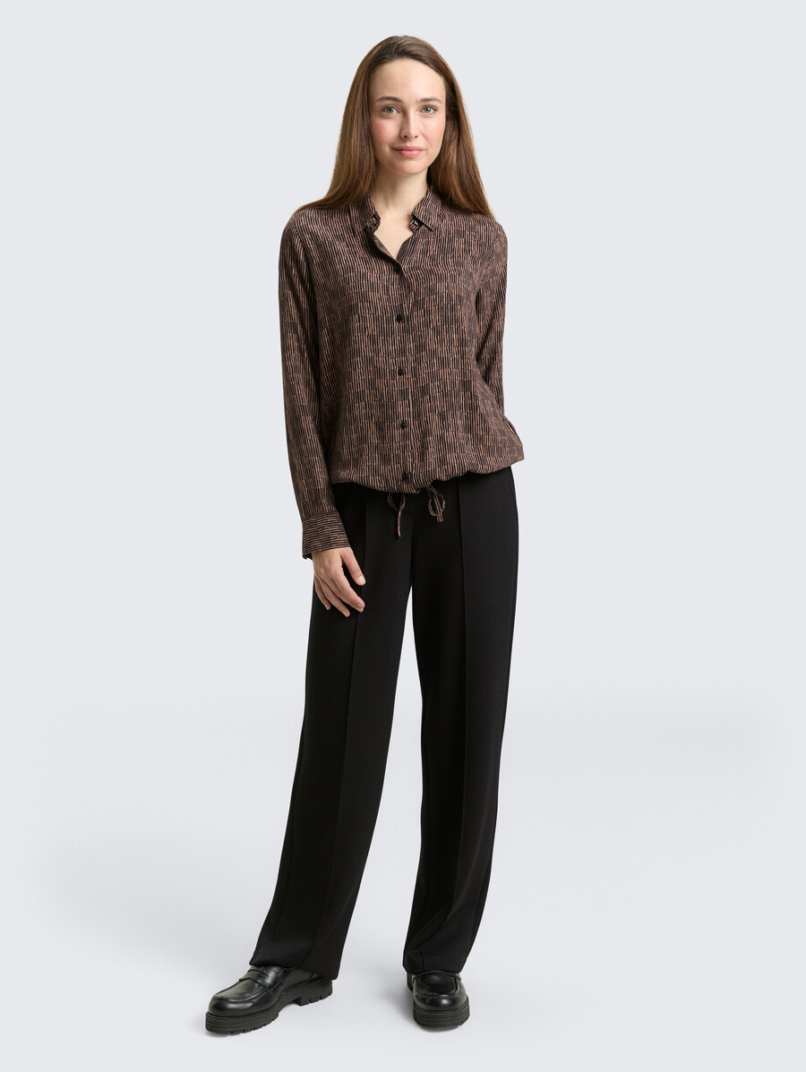 blouse à motifs