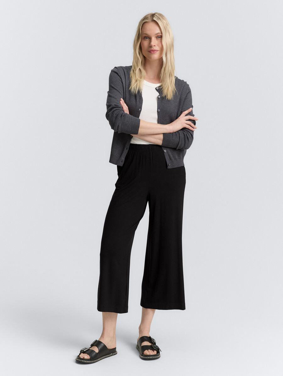 pantalon culotte en jersey