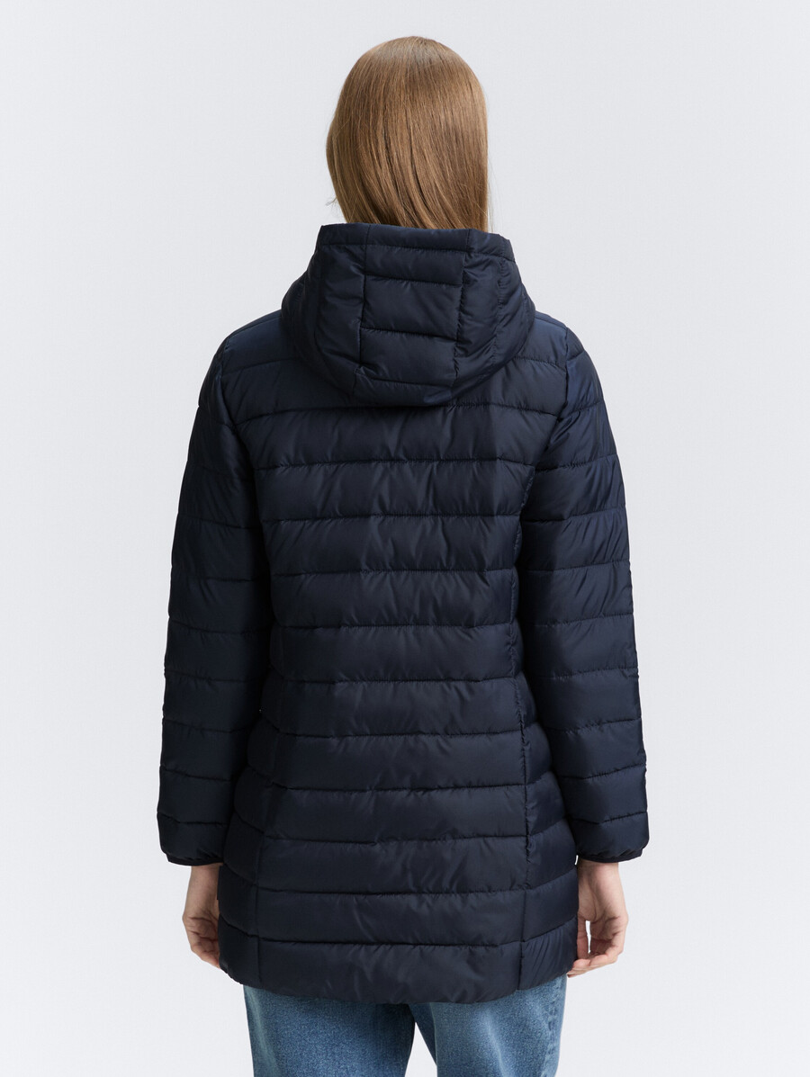 manteau matelassé léger à capuche