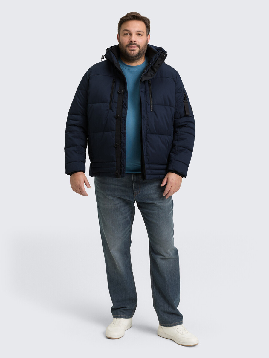 doudoune grande taille avec capuche amovible