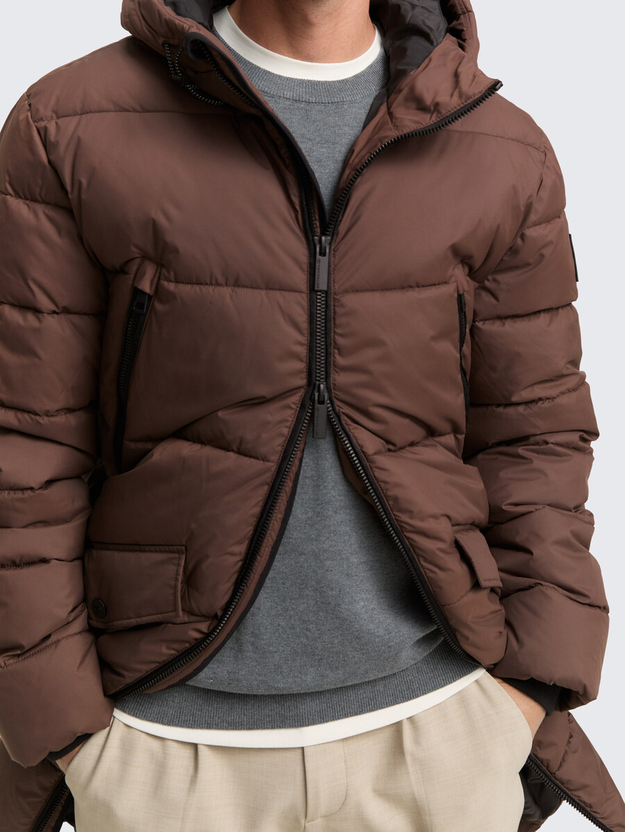 parka matelassée à capuche
