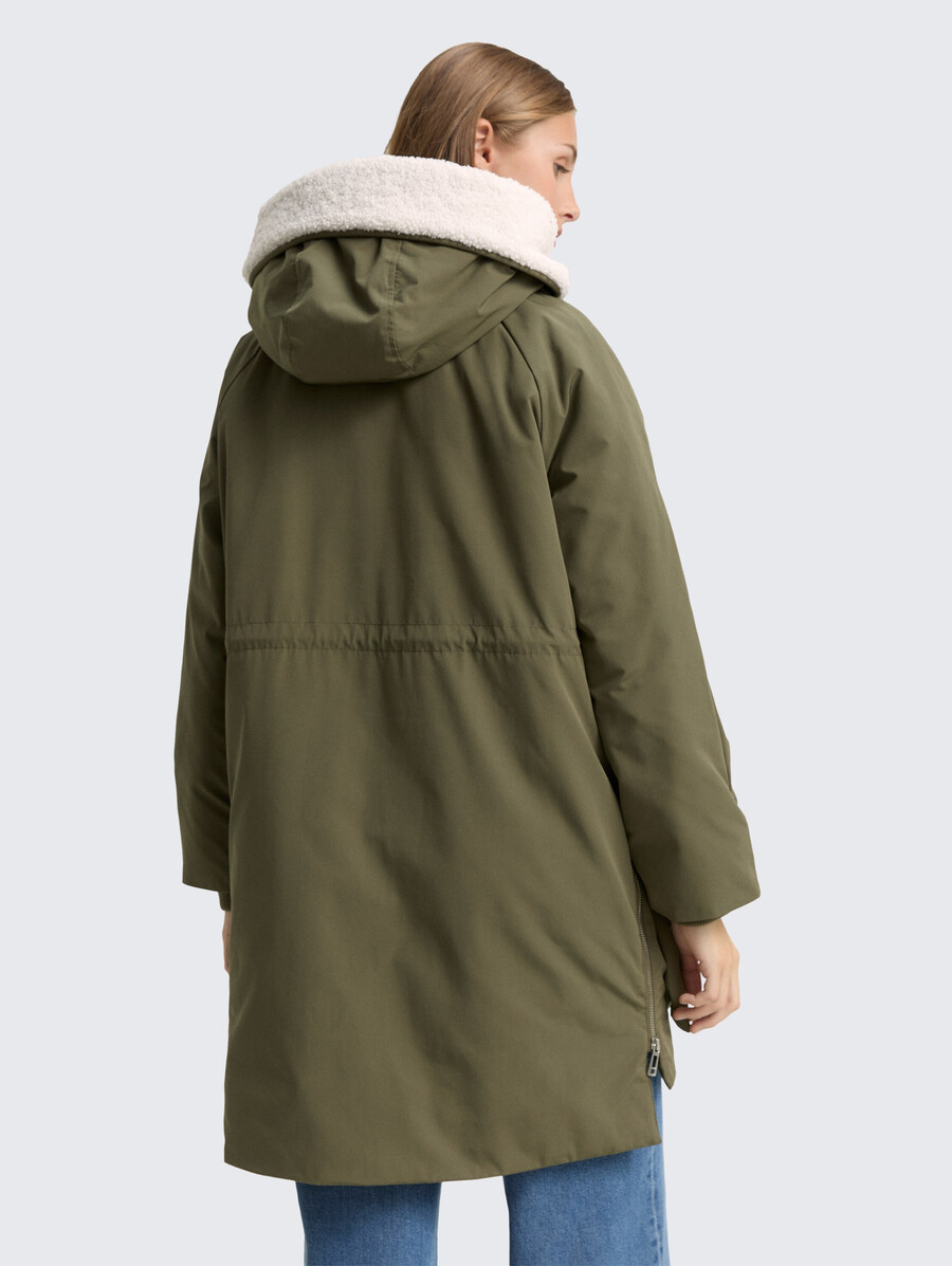 parka dhiver à capuche