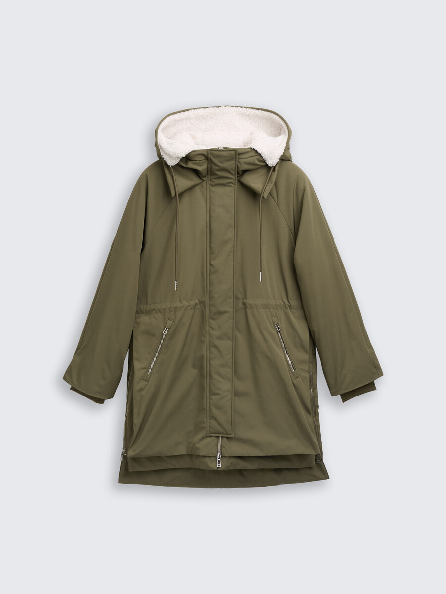 parka dhiver à capuche