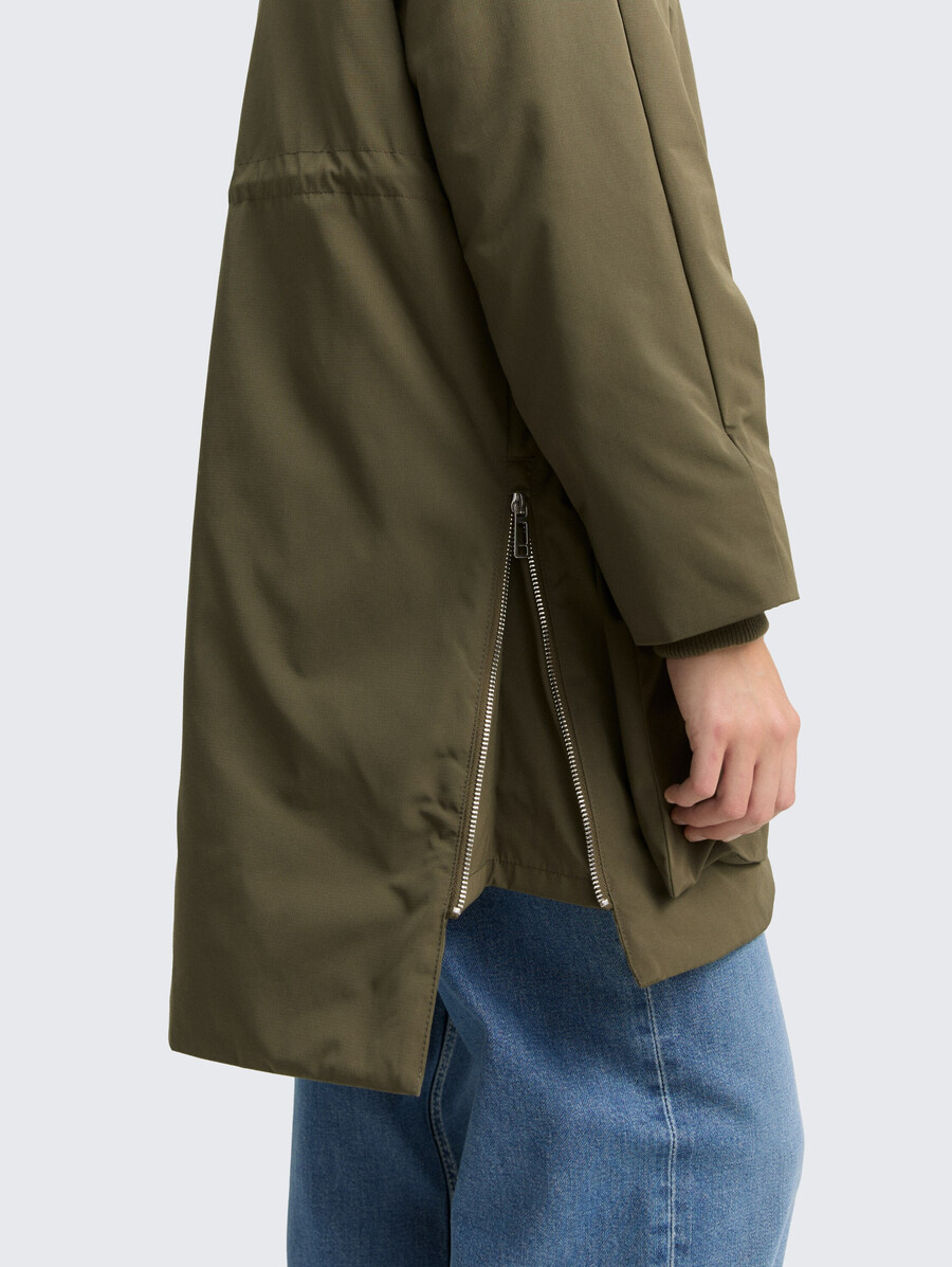 parka dhiver à capuche