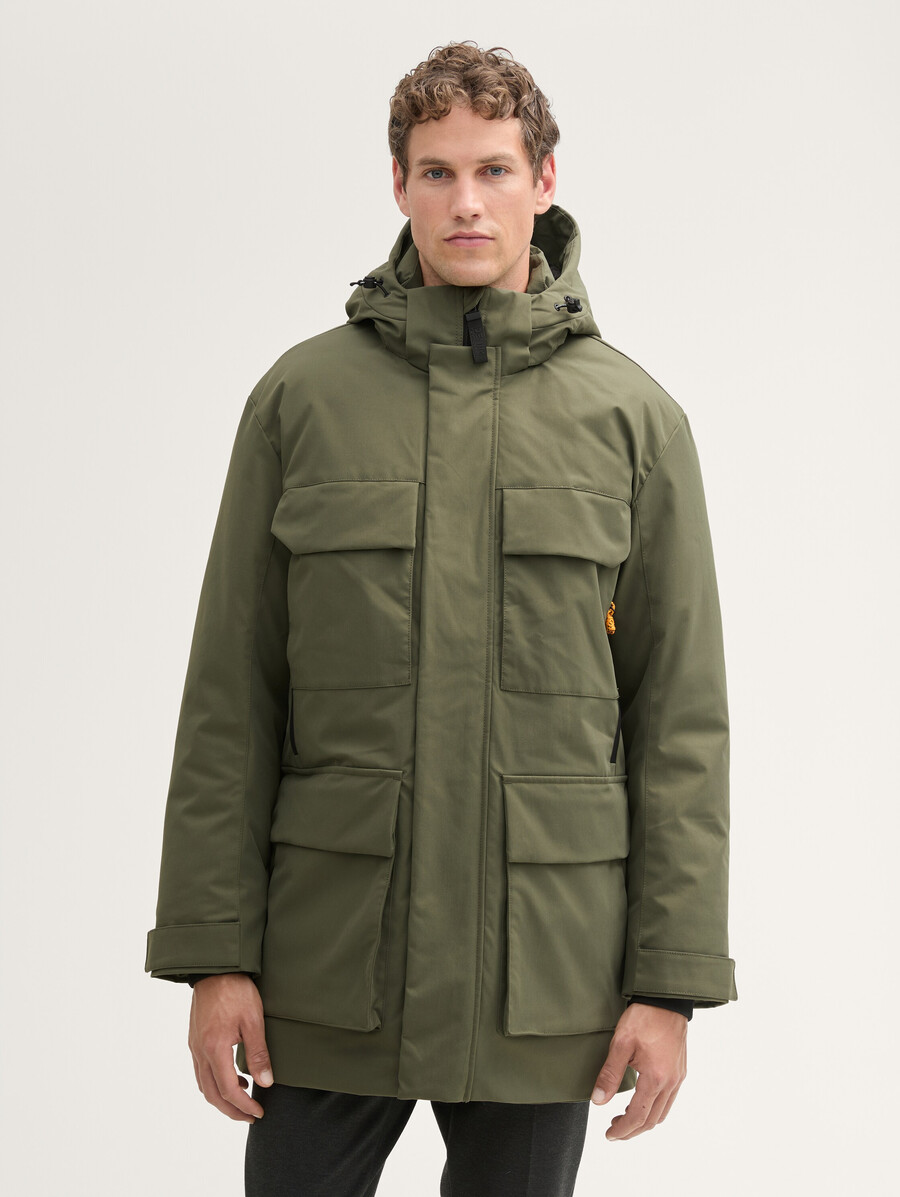 manteau arctique avec capuche amovible