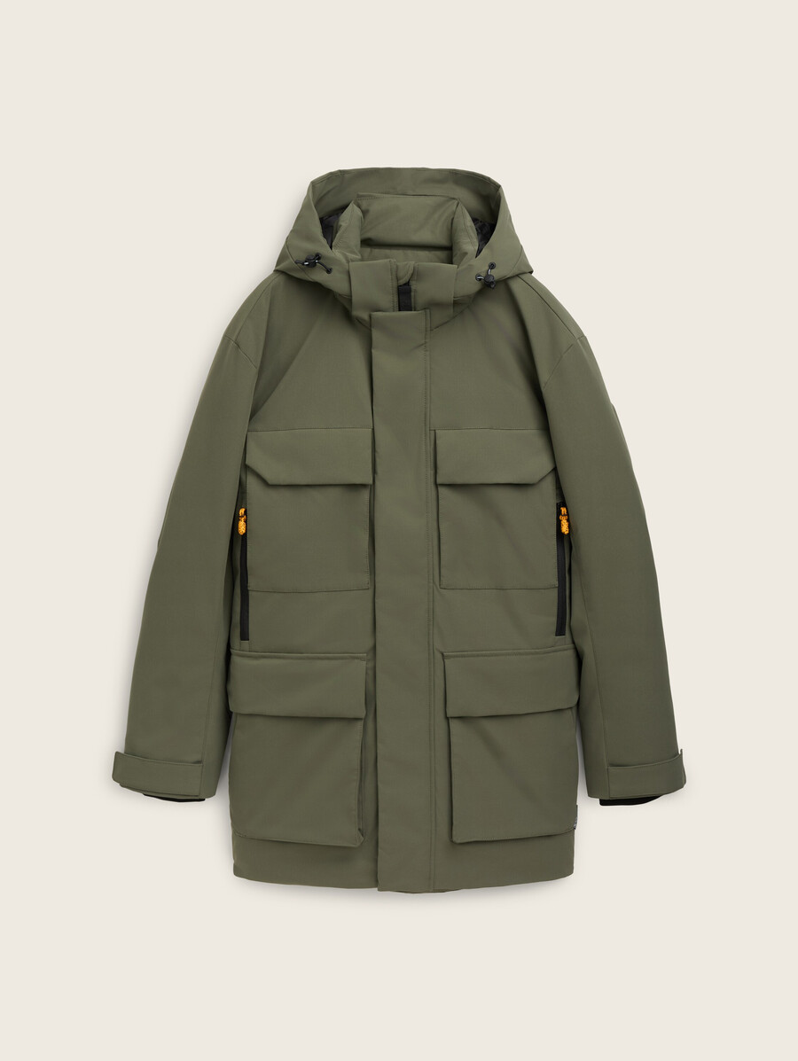 manteau arctique avec capuche amovible