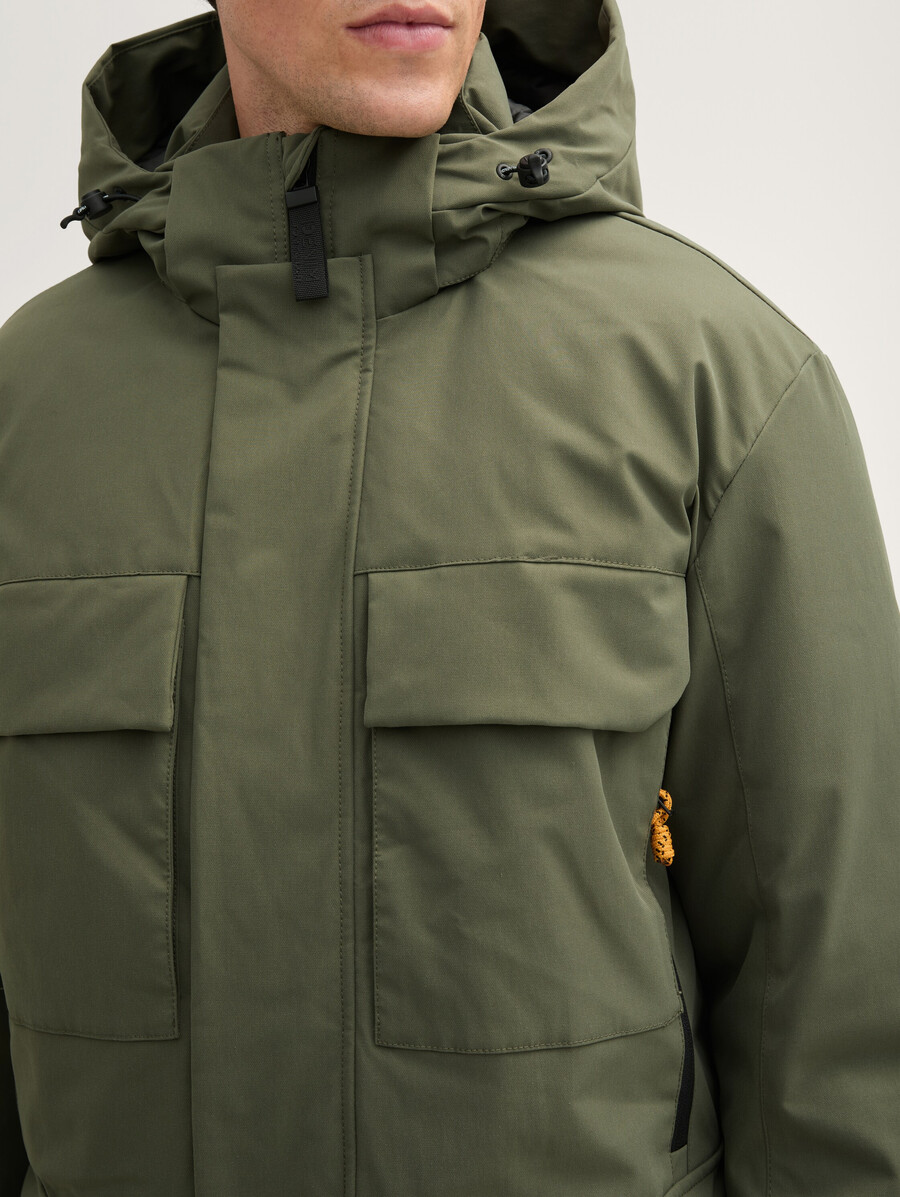 manteau arctique avec capuche amovible