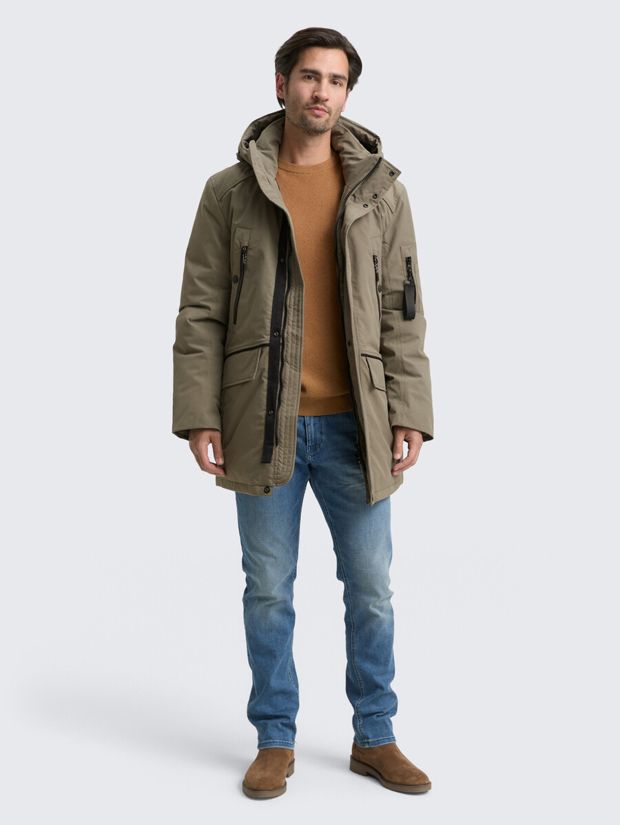 parka arctique avec capuche amovible