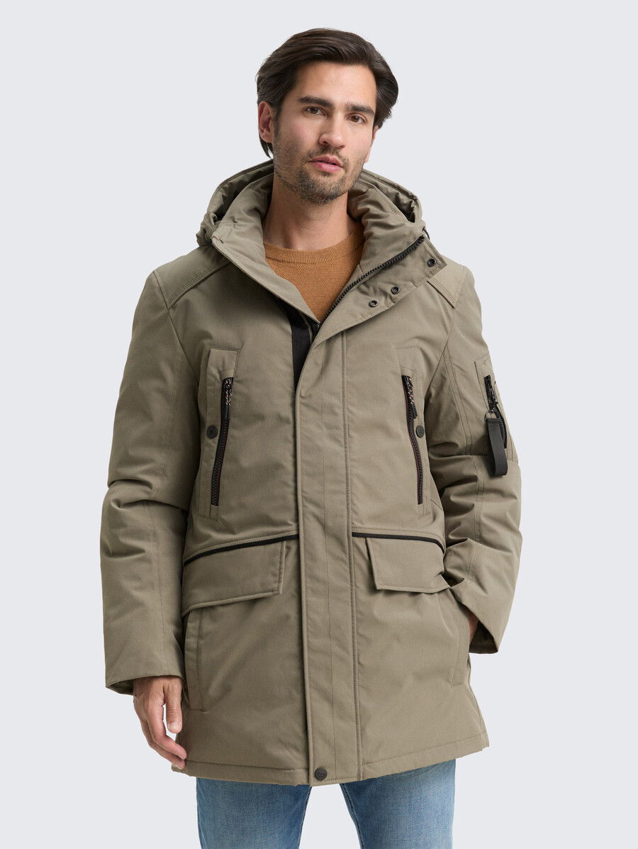 parka arctique avec capuche amovible