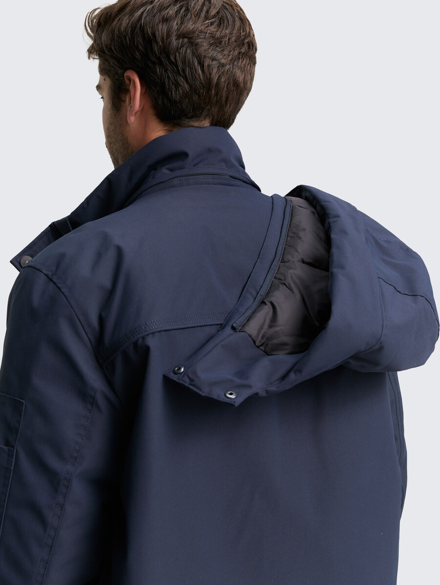 parka arctique avec capuche amovible