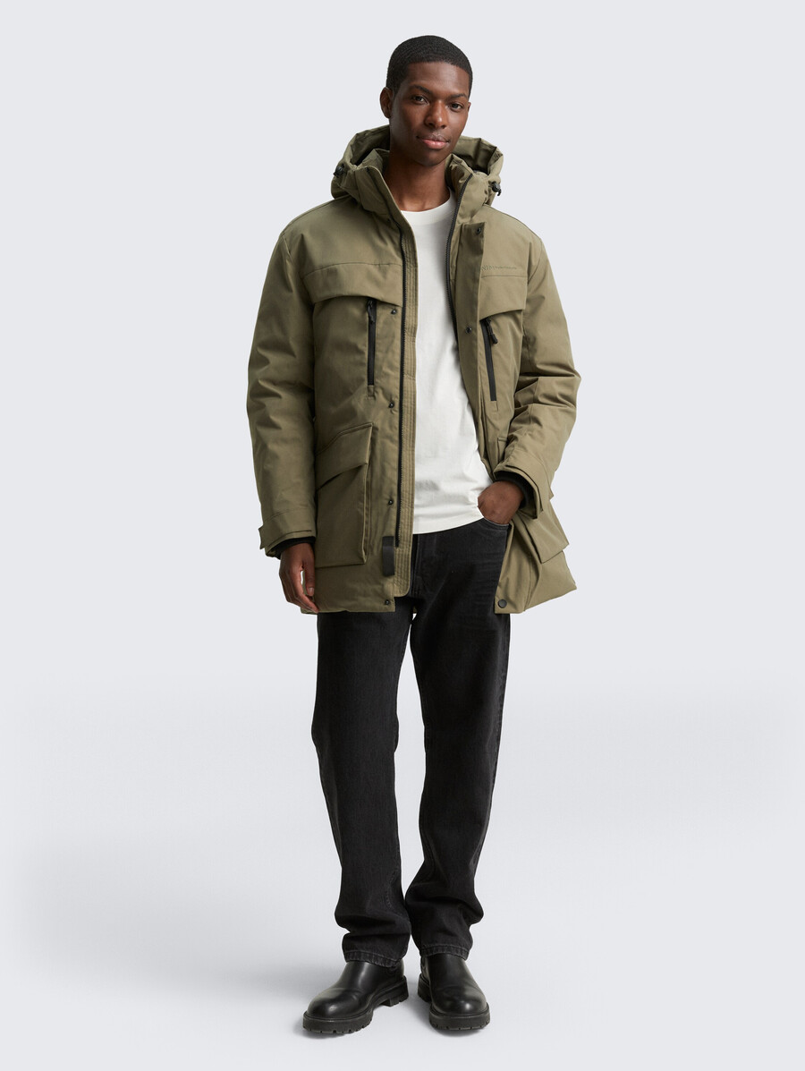 parka arctique avec capuche amovible