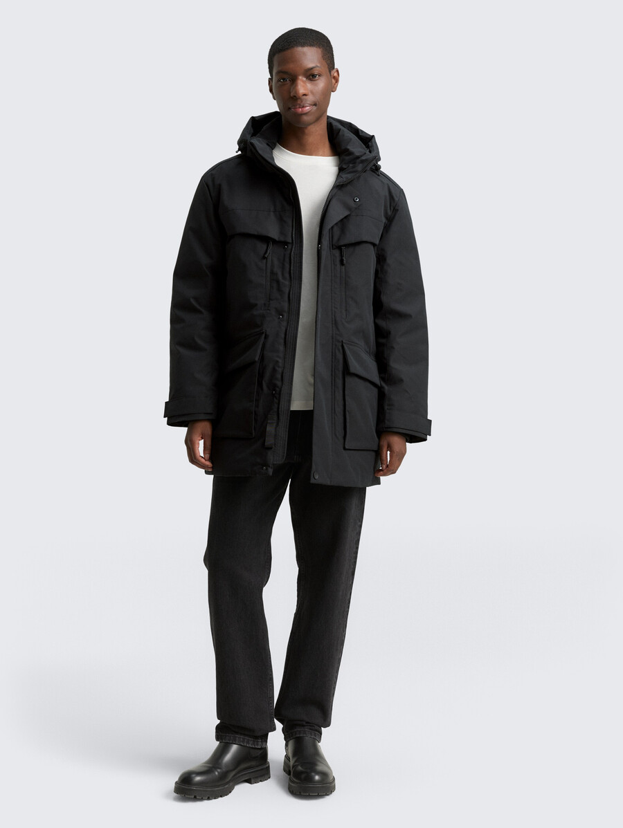 parka arctique avec capuche amovible