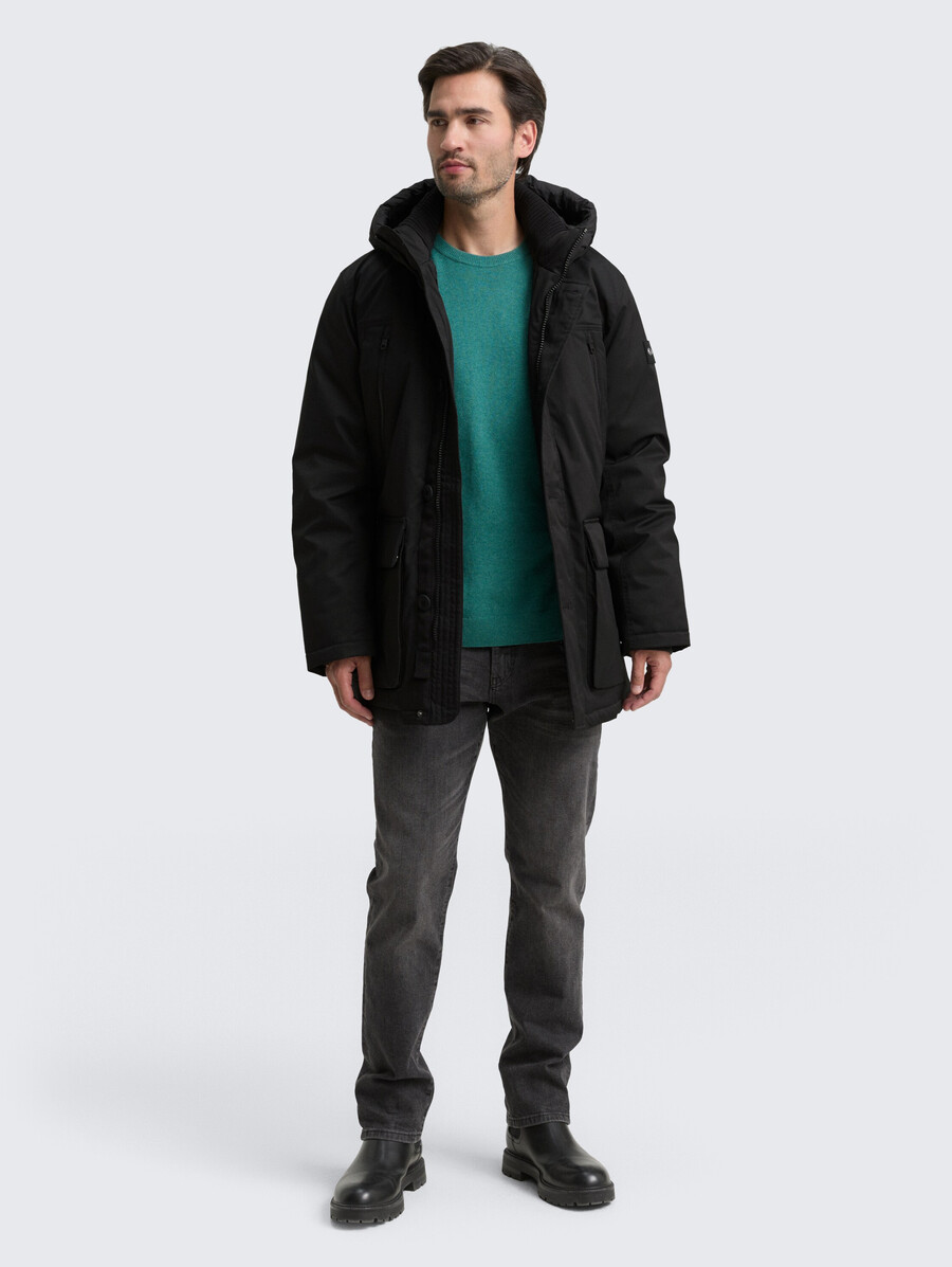 parka arctique avec capuche amovible