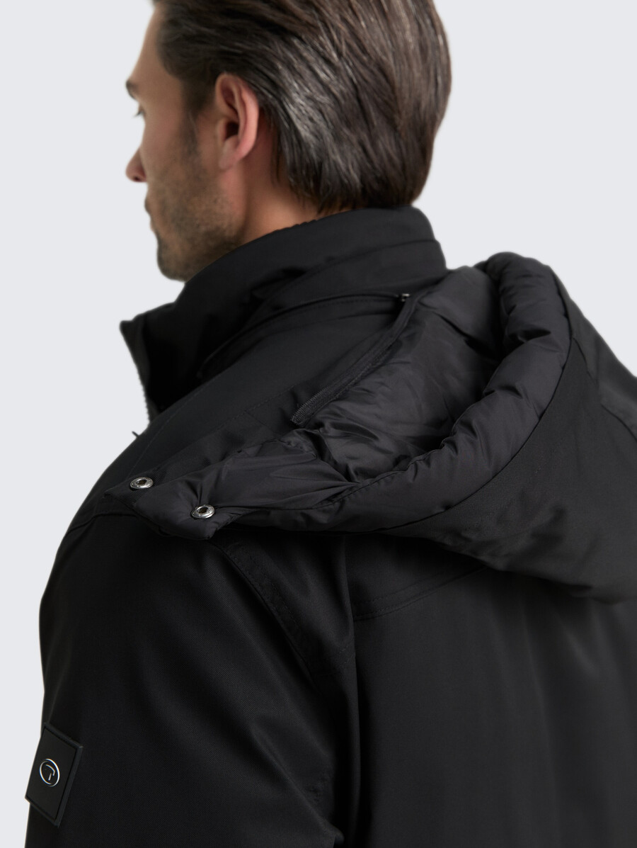 parka arctique avec capuche amovible