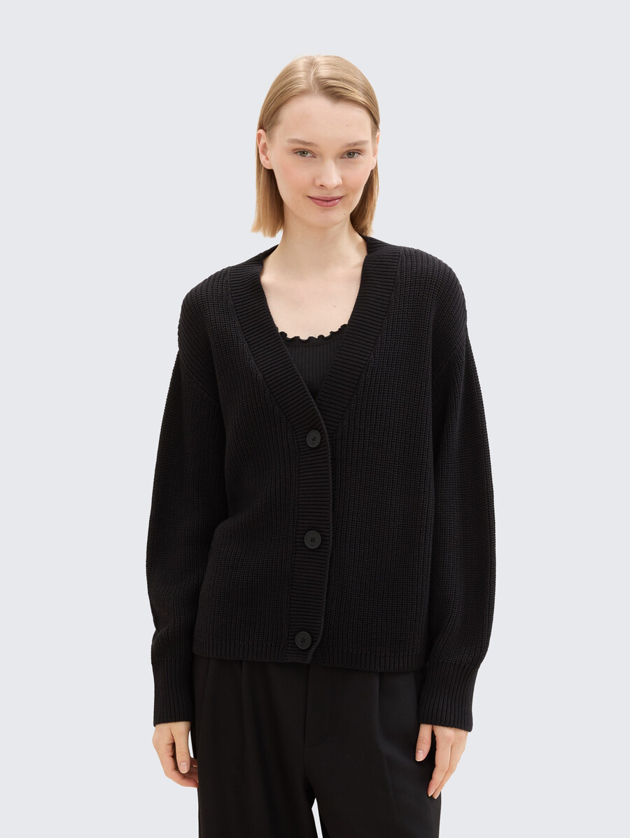 gilet à col en v