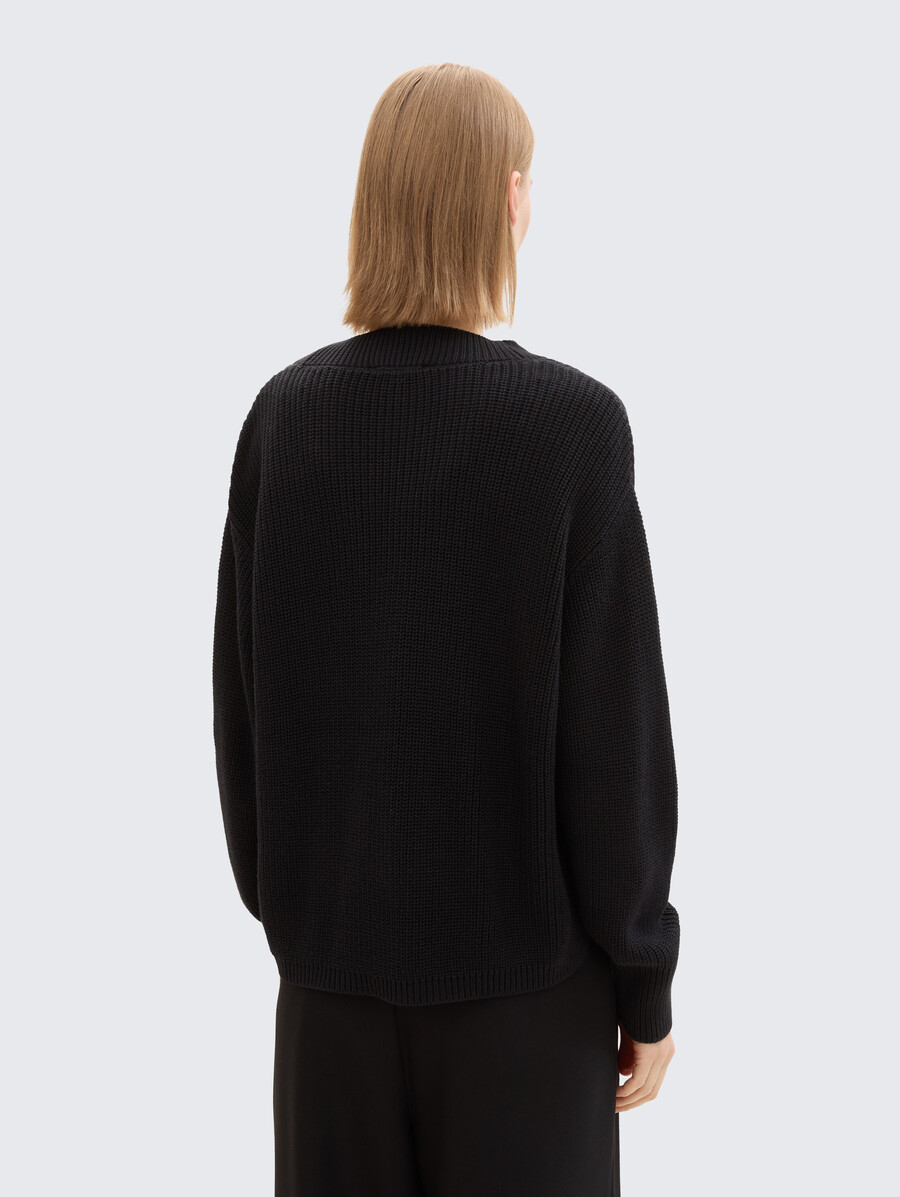 gilet à col en v