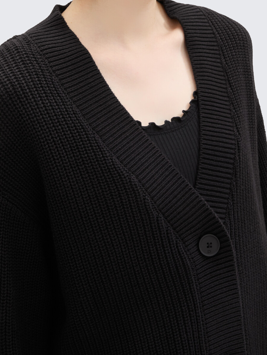 gilet à col en v