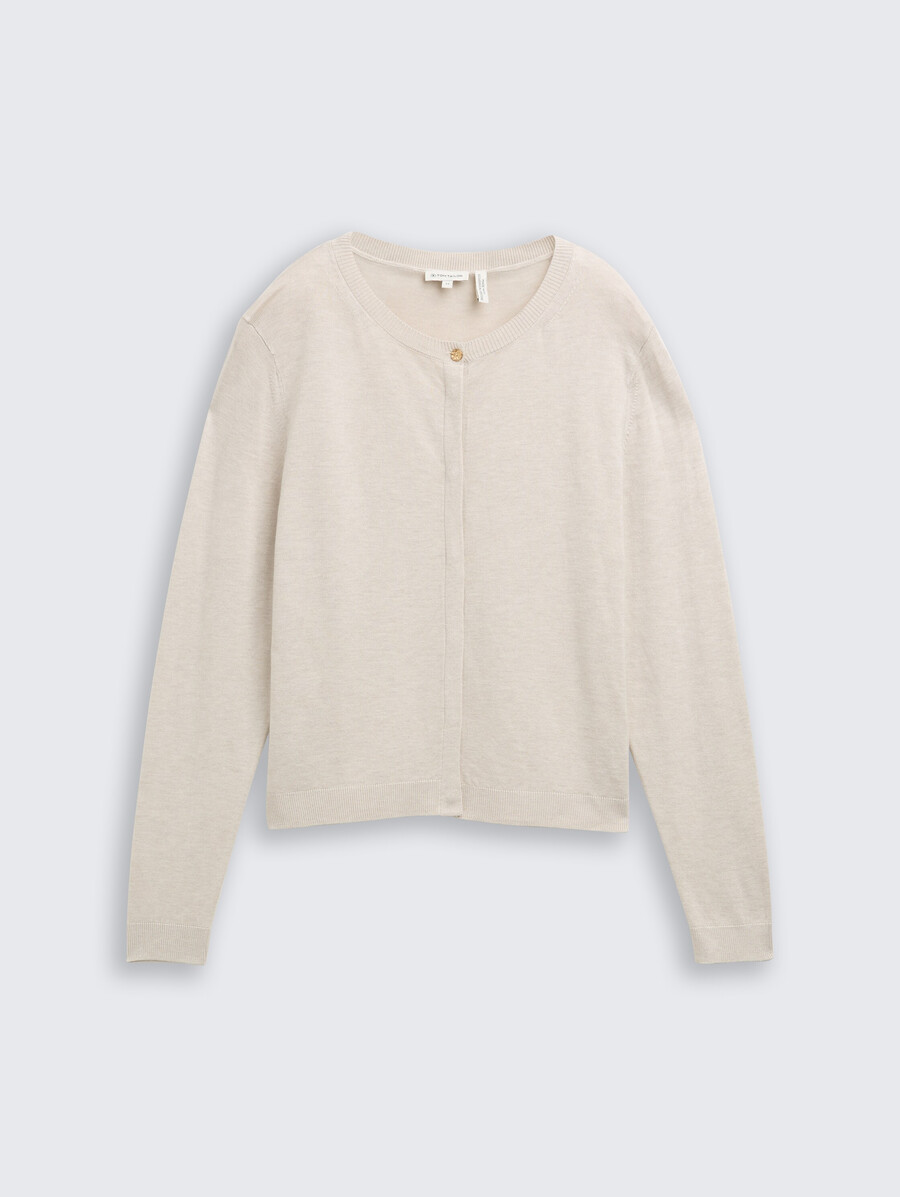 gilet à patte de boutonnage dissimulée