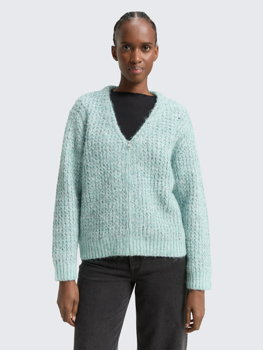 cardigan coupe décontractée en laine