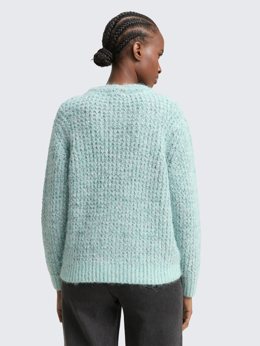 cardigan coupe décontractée en laine