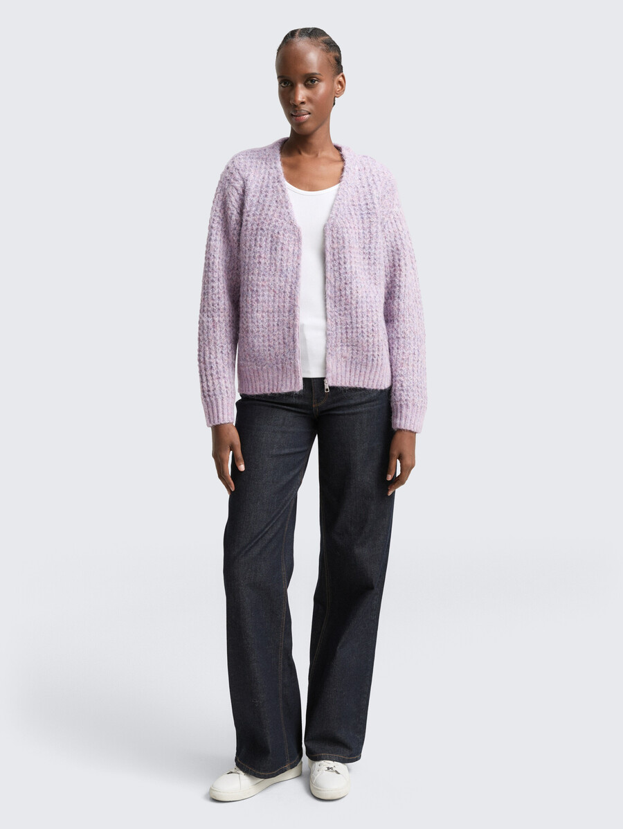 cardigan coupe décontractée en laine