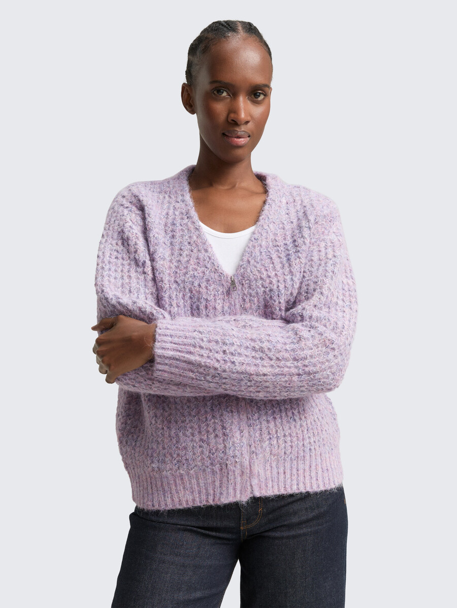 cardigan coupe décontractée en laine