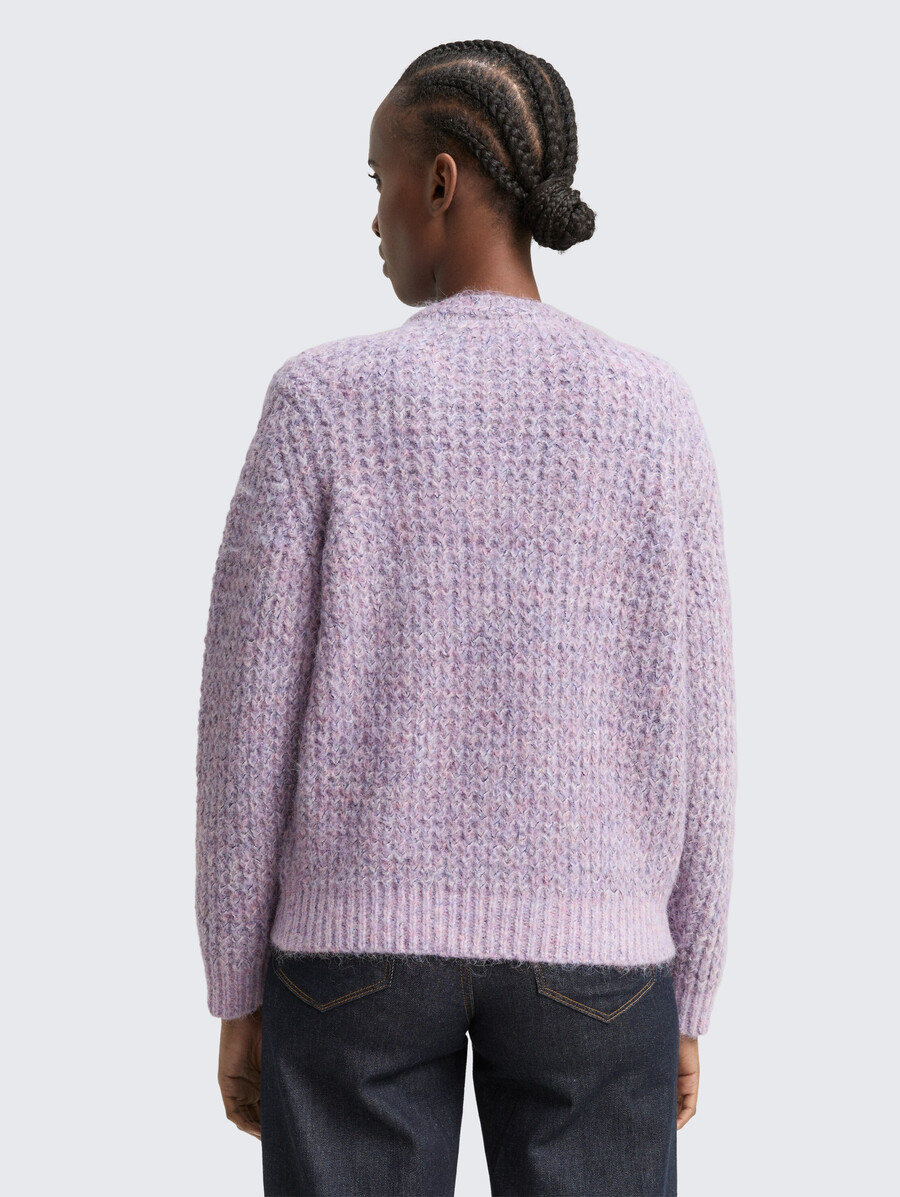 cardigan coupe décontractée en laine