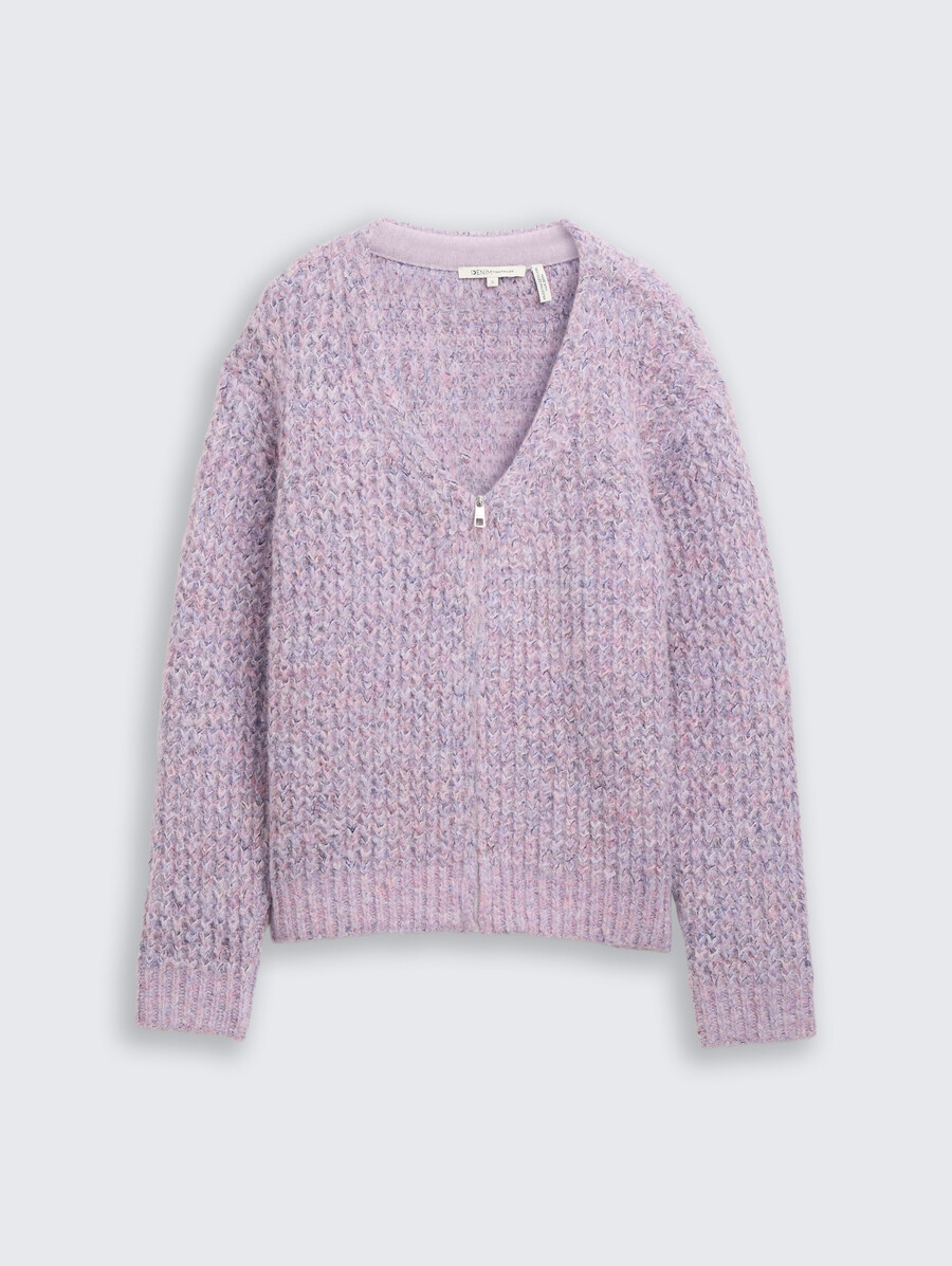 cardigan coupe décontractée en laine