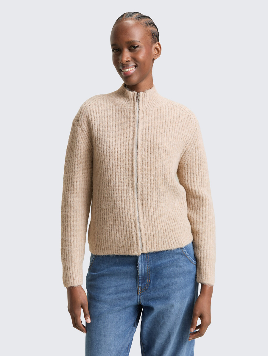 gilet zippé