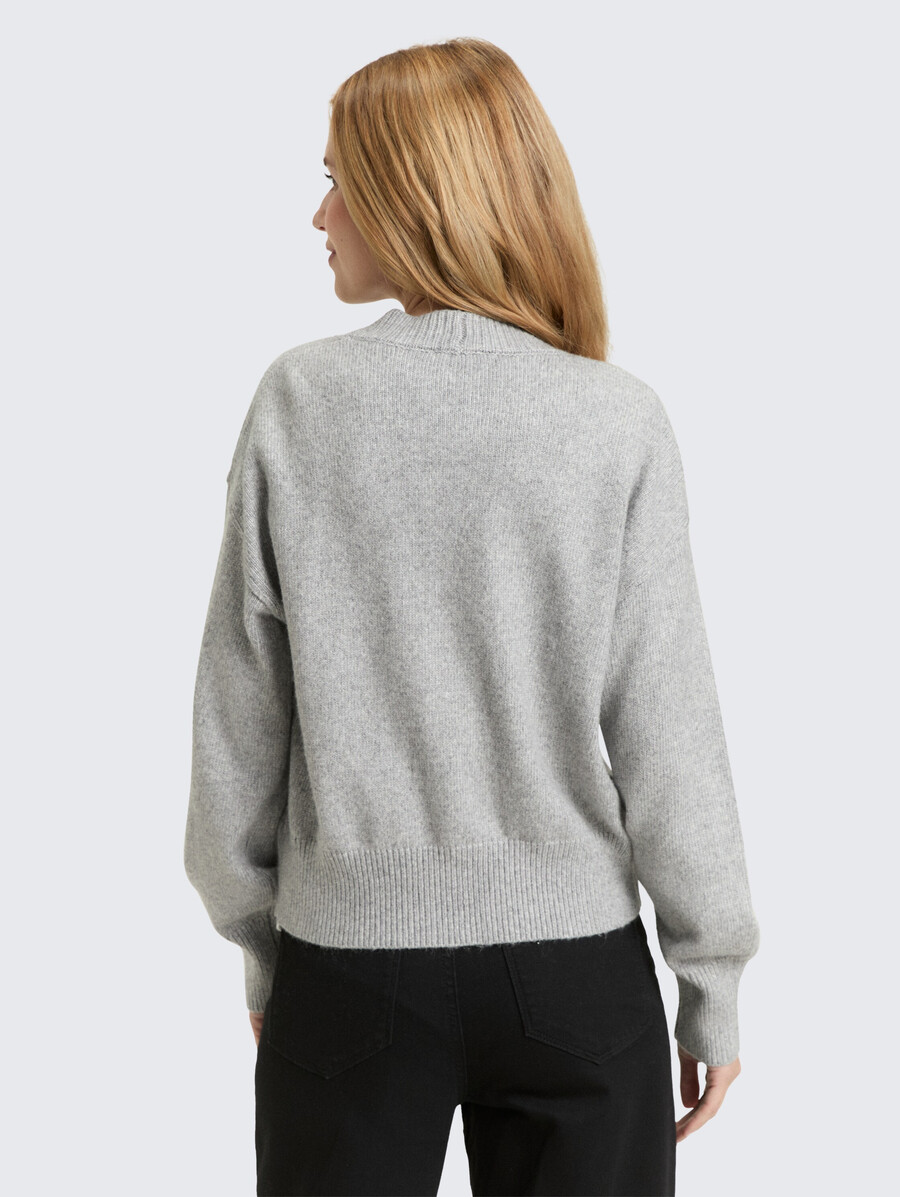 cardigan ample à col en v