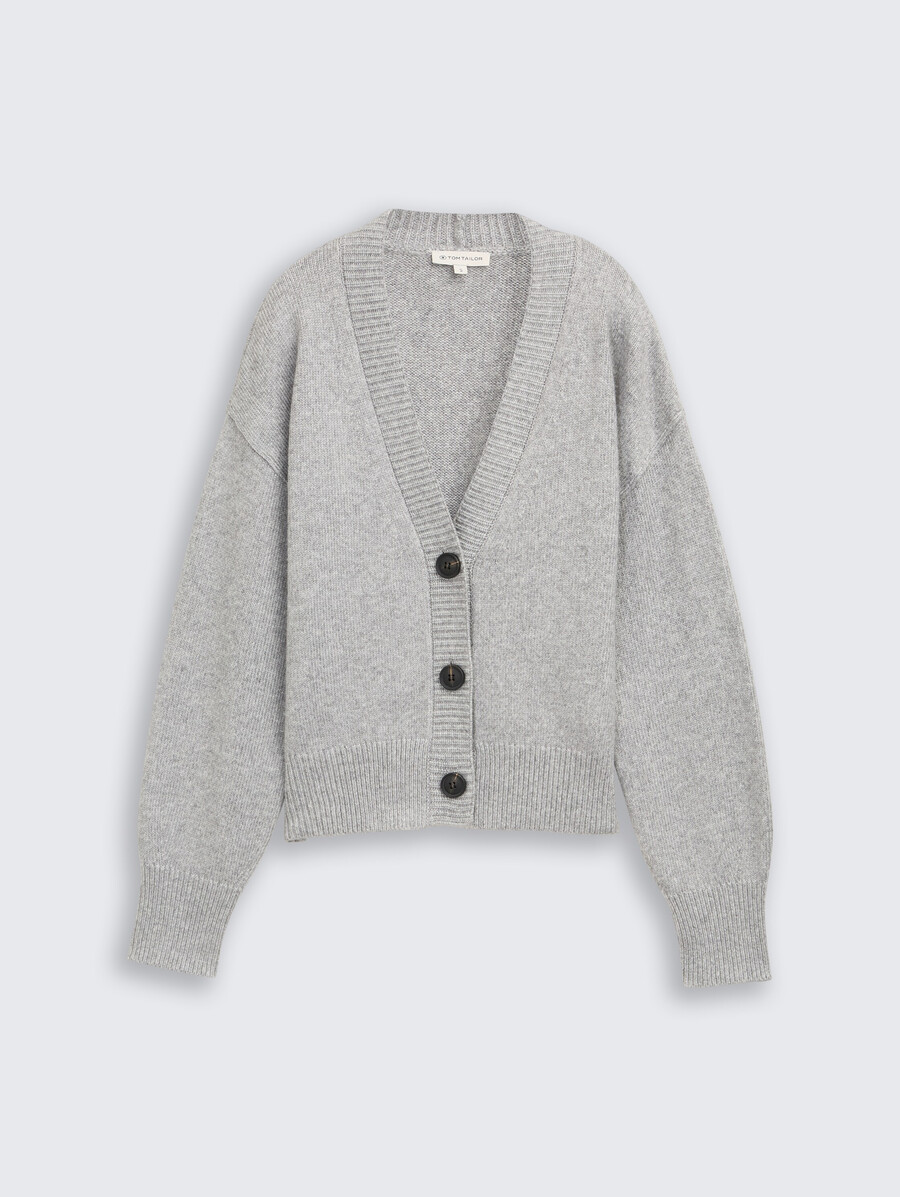 cardigan ample à col en v