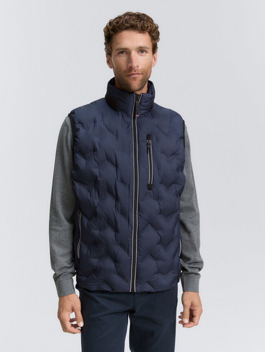 gilet matelassé léger hybride