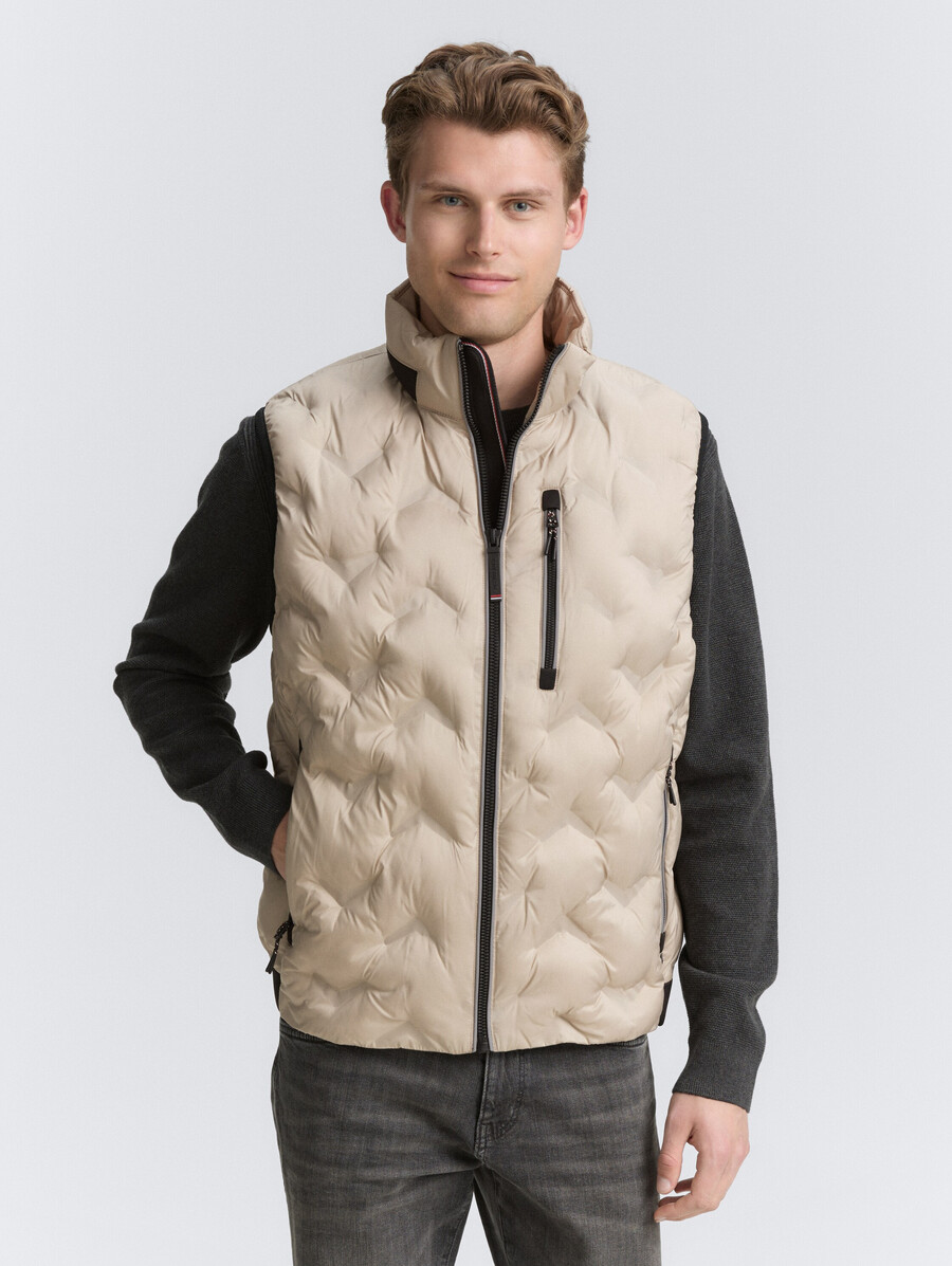 gilet matelassé léger hybride