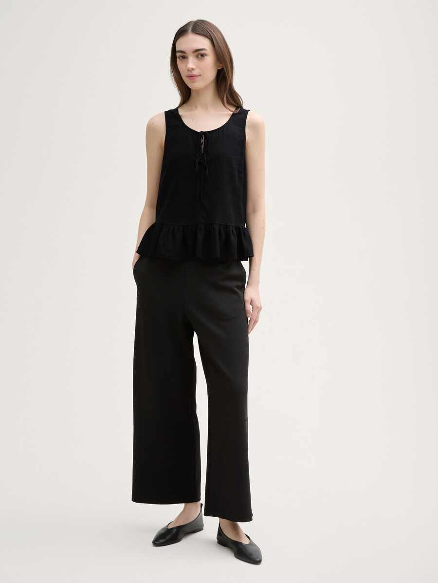 haut de blouse en lin